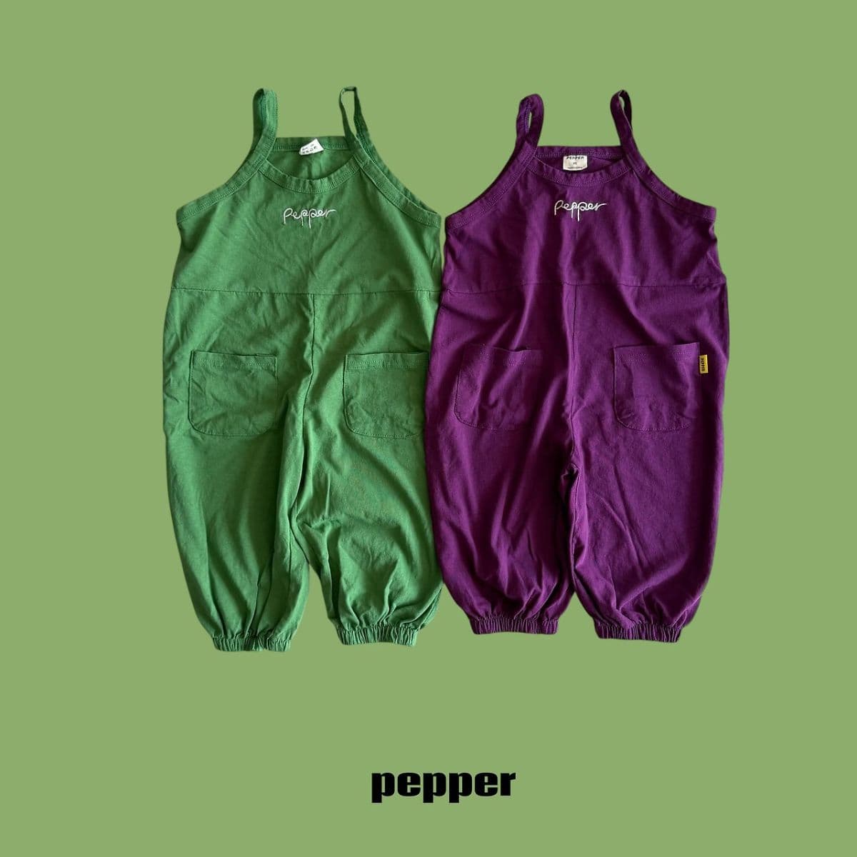 26 Summer) Pepper Purple Overalls - 이미지 1