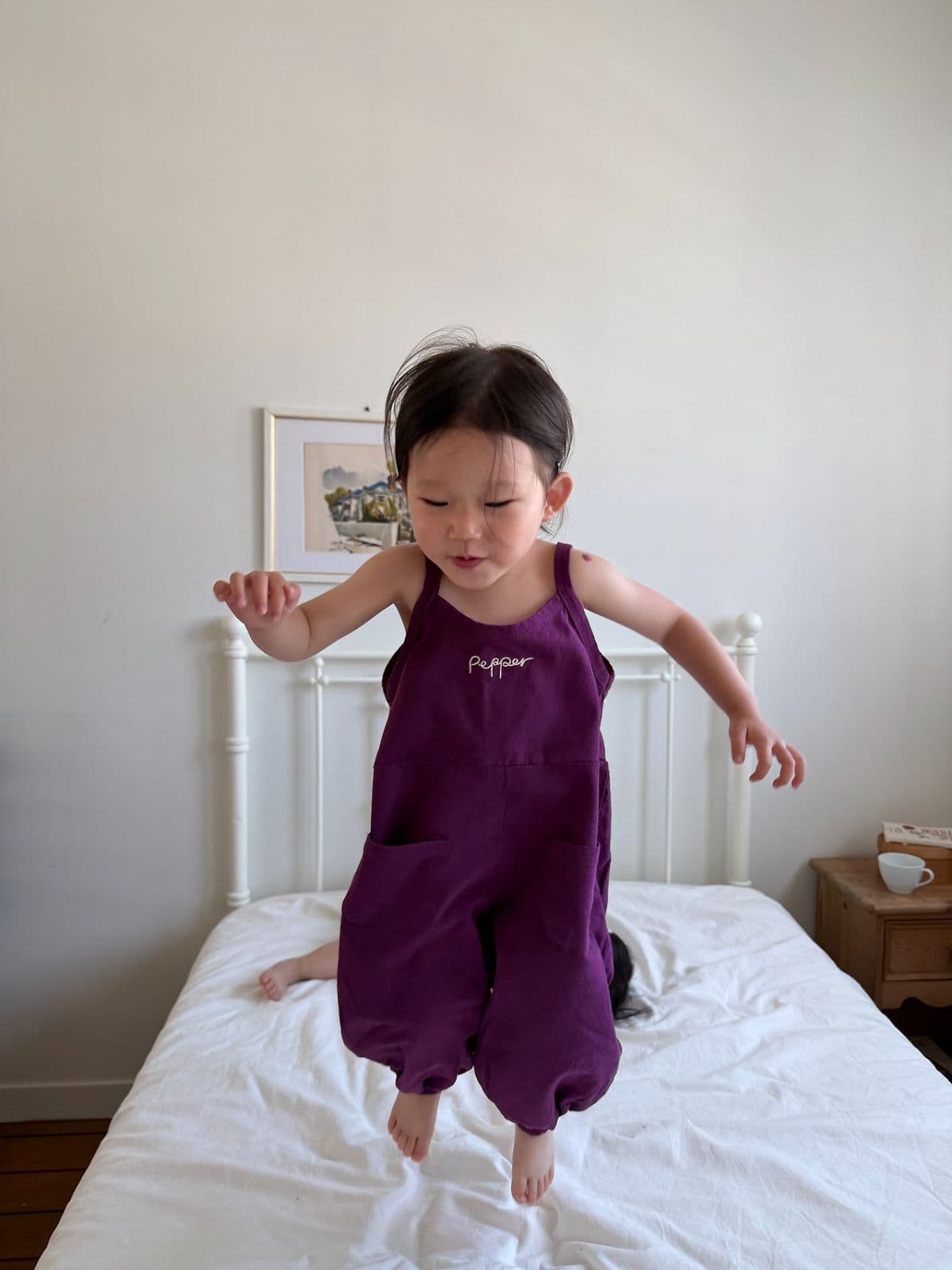 26 Summer) Pepper Purple Overalls - 이미지 10