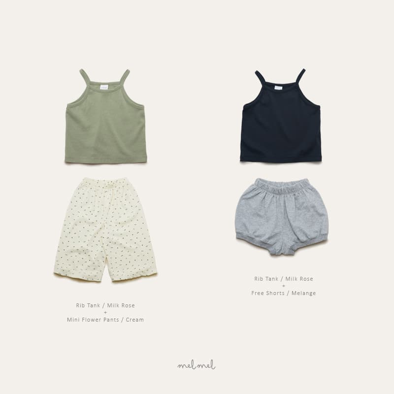 Summer 26) Melmel Rib Tank - 이미지 3