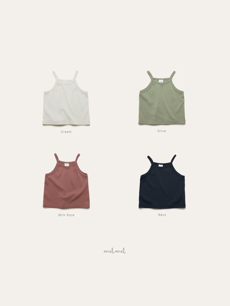 Summer 26) Melmel Rib Tank - 이미지 9
