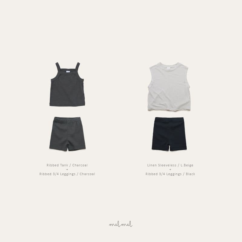 26 Summer) Melmel Ribbed Leggings - 이미지 3