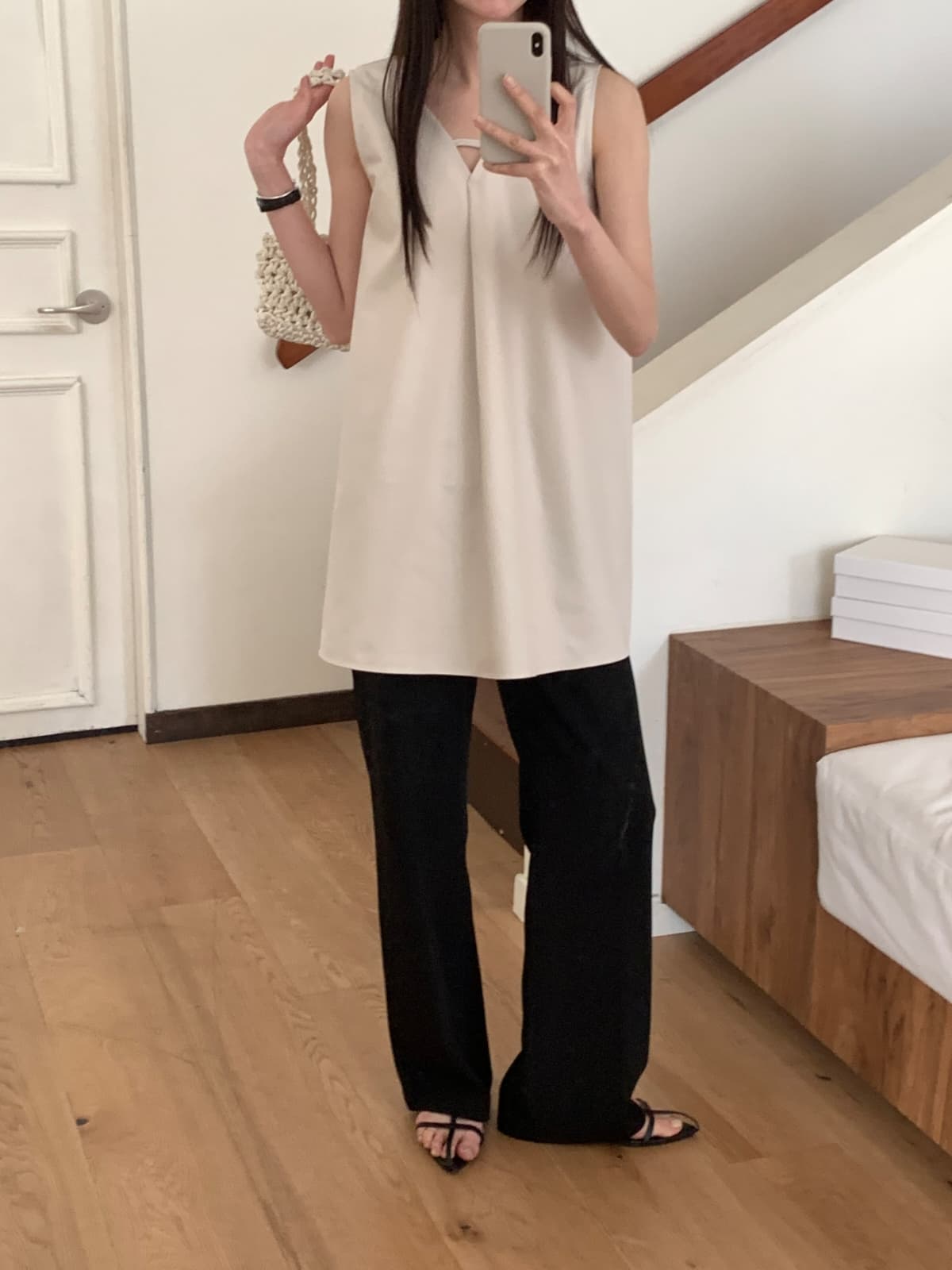 NARS sleeveless blouse - 이미지 8
