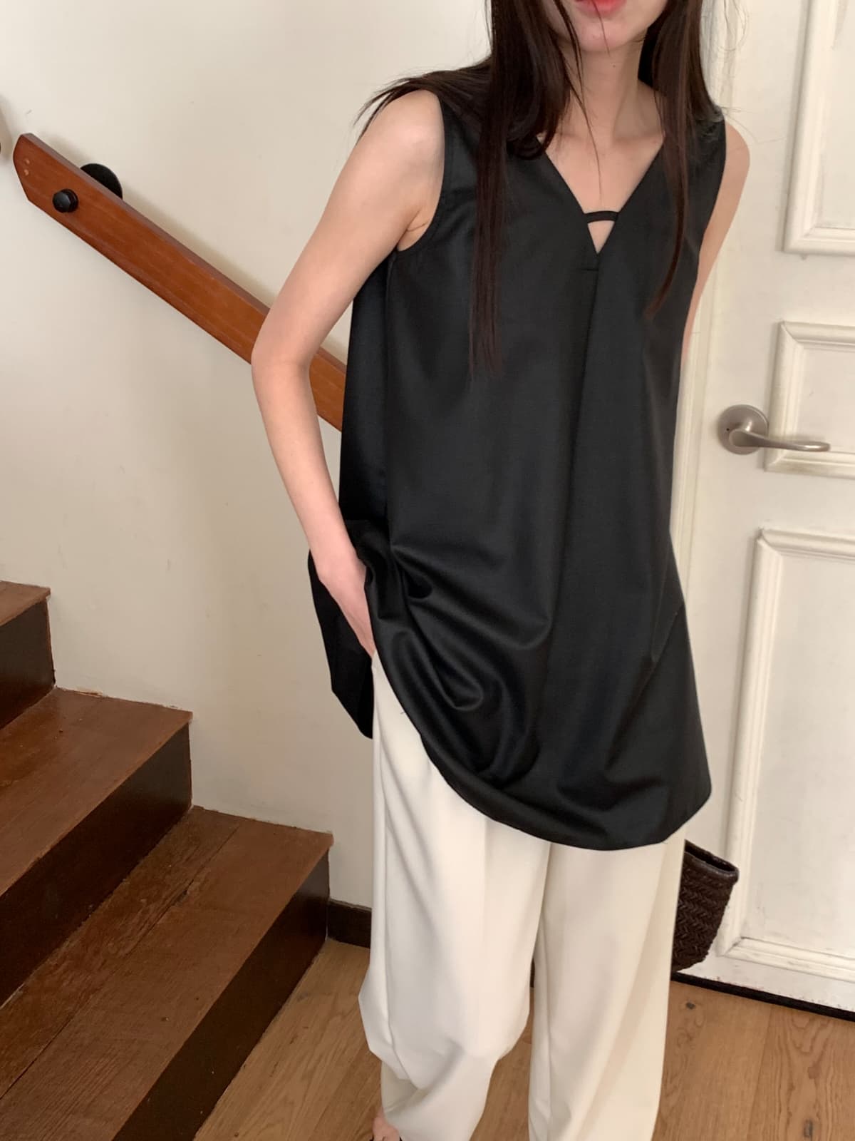 NARS sleeveless blouse - 이미지 2