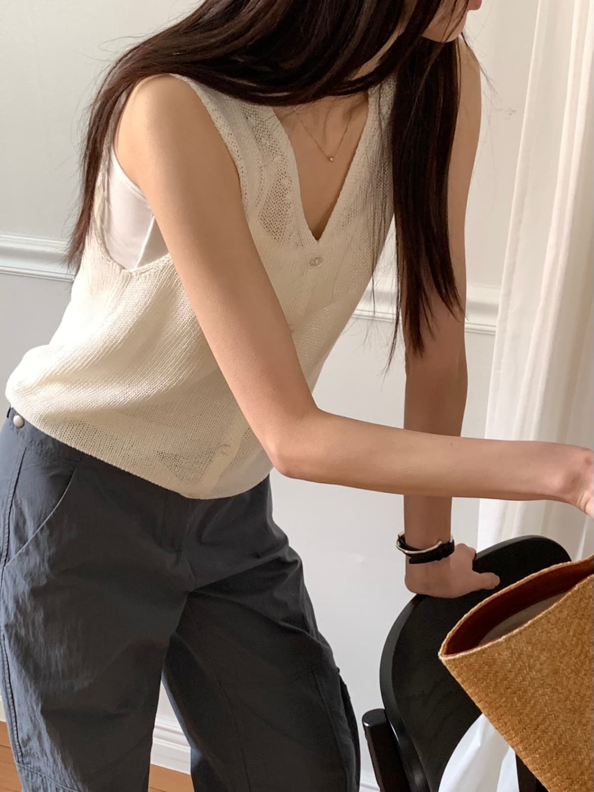 Hubble knit vest - 이미지 5