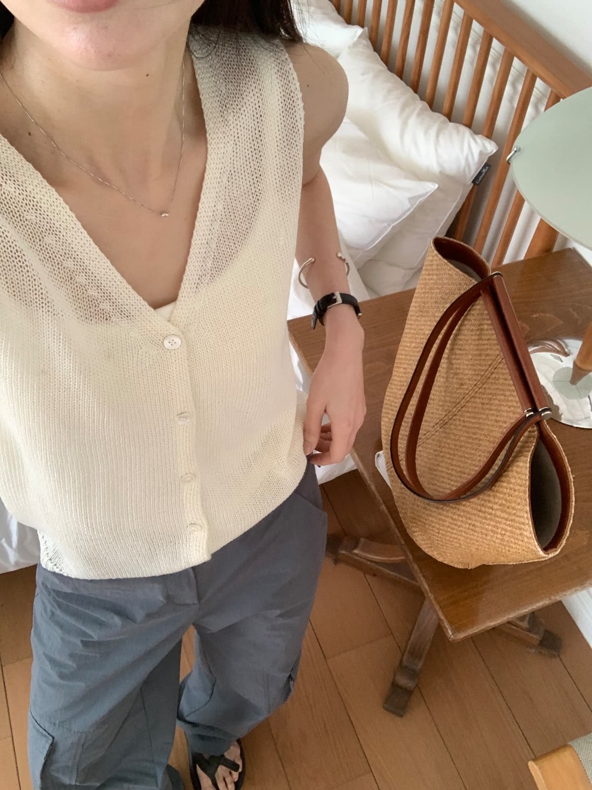 Hubble knit vest - 이미지 4