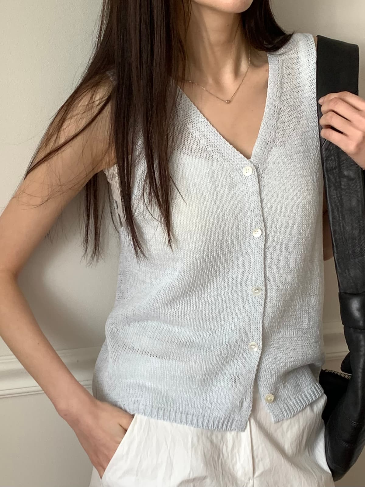 Hubble knit vest - 이미지 10