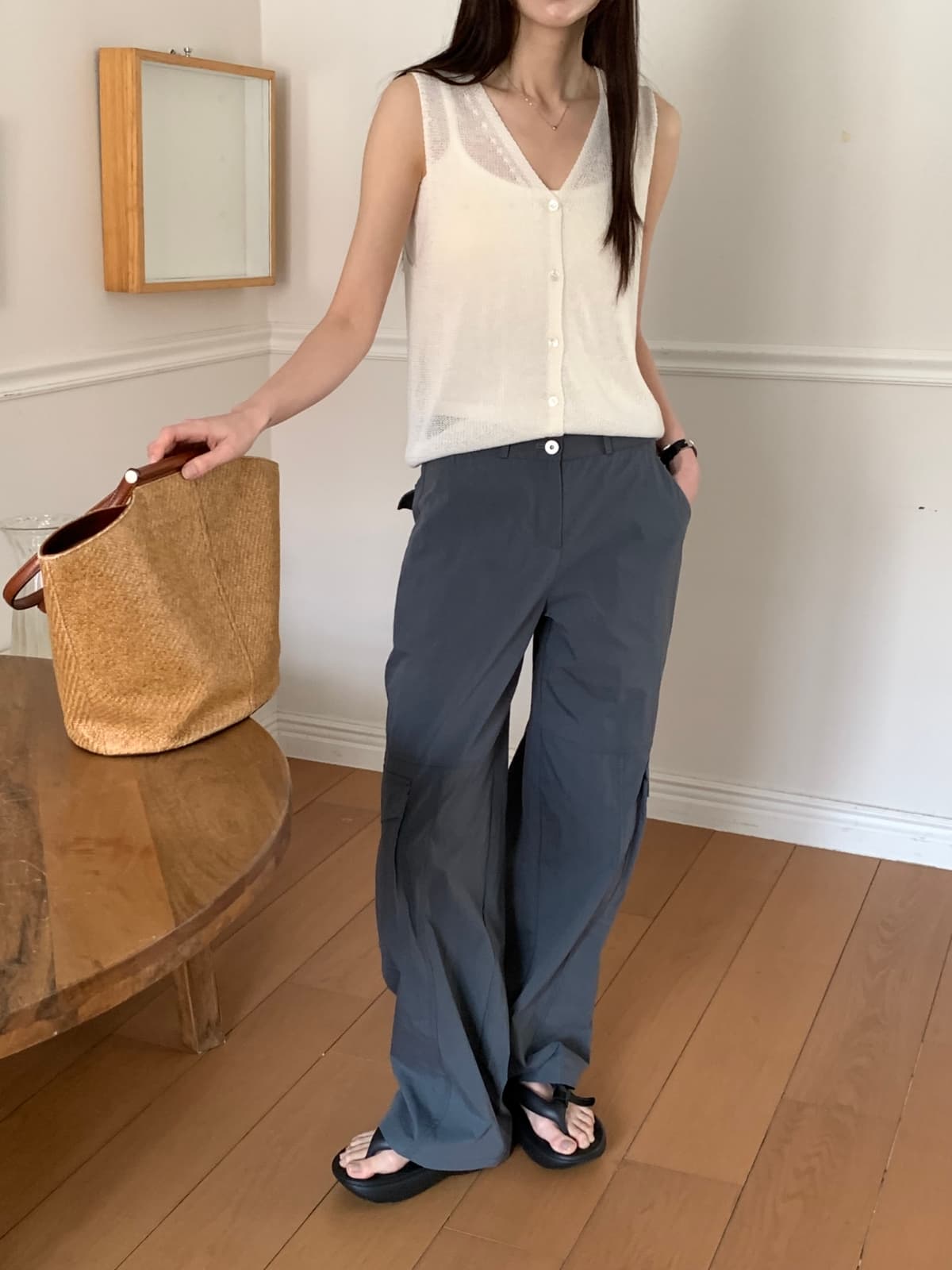 Hubble knit vest - 이미지 1