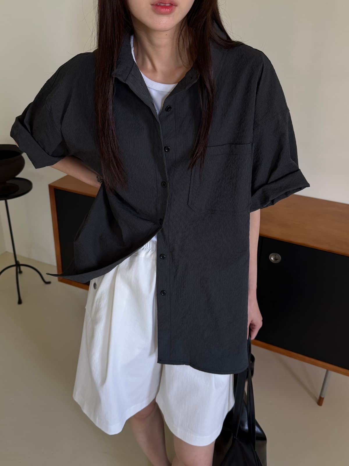 Long Air Sheer Shirt - 이미지 15